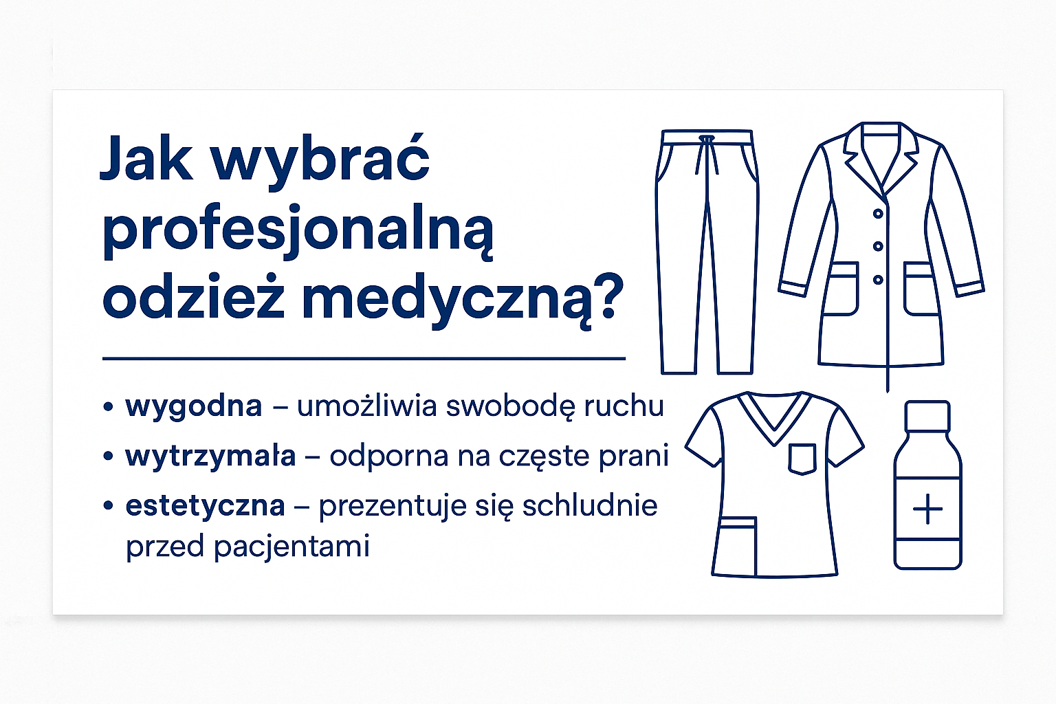Profesjonalna odzież medyczna – jak wybrać najlepszą? [Poradnik 2025]